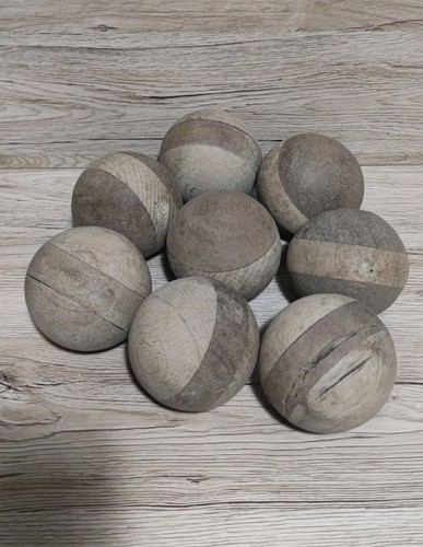 Bocce vintage legno - bocce,