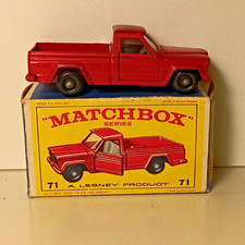 JEEP GLADIATOR - Pick-up - Matchbox #71 con scatola - 1/87 - anni '60