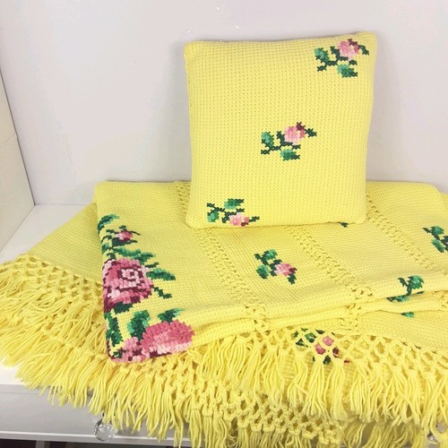 Set coperta cuscino - cuscino, floreale