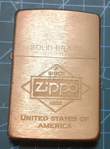 Accendino zippo ottone 1995 - ottone,