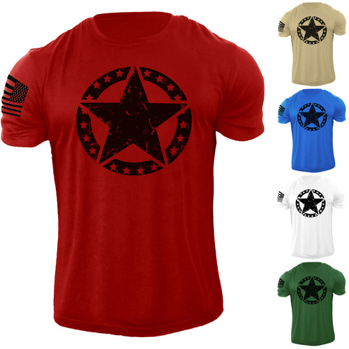 Shirt uomo bandiera usa - t-shirt,