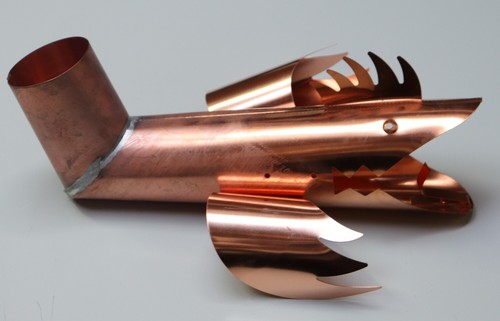 Drago rame scarico pluviale - scarico,