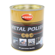 AUTOSOL Metal Polish Pregiato Cromo Lucido Barattolo 750 ml Cromo Metallo Lucidante Pulizia