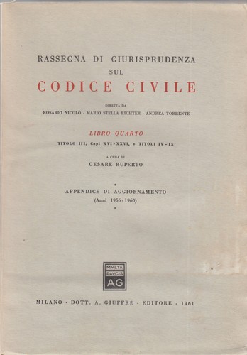 Rassegna giurisprudenza sul - rassegna,