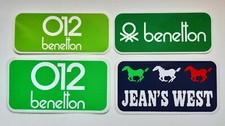 Adesivi stickers benetton - 4, adesivi/stickers