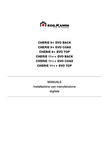 Manuale installazione uso - installazione, e