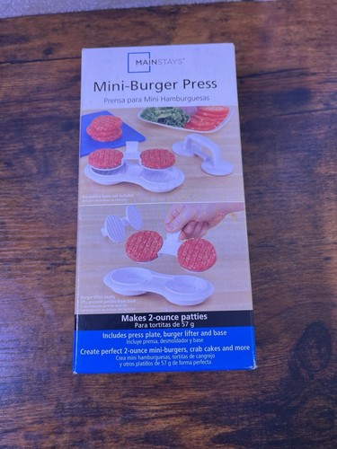 Mainstays mini burger - mainstays, press
