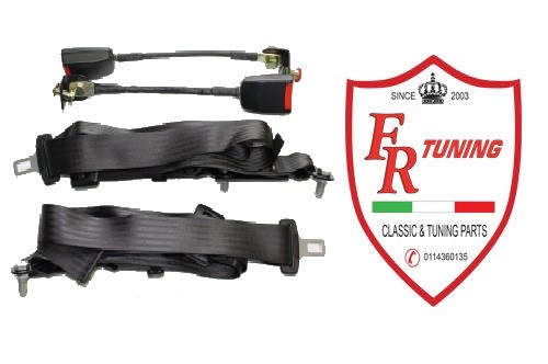 Cinture sicurezza nero nere - nero,