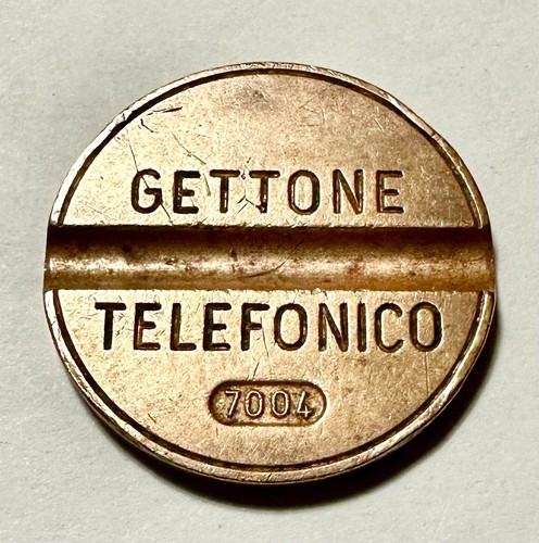 Gettone telefonico senza segno - telefonico,