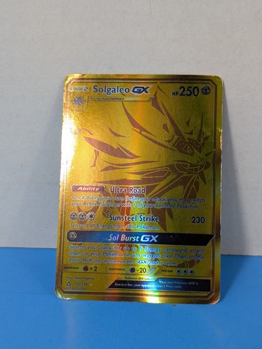 Carte pokémon solgaleo gx - solgaleo,