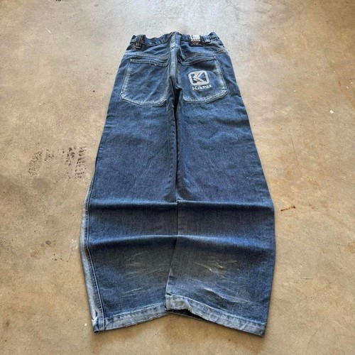 Jeans denim vintage baggy karl - denim,