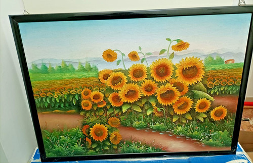 Quadro olio tela - a,