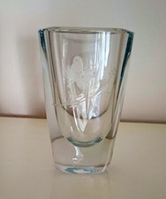 VASO CRISTALLO INCISO FIGURA