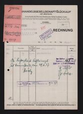 KASSEL, fattura 1937, società