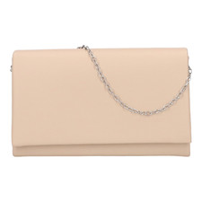 Pochette cerimonia beige da donna clutch elegante borsetta borsa piccola a mano