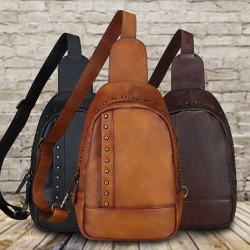 Borsa tracolla vera pelle - in,