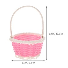  10 Pcs Cesto Plastica Mini