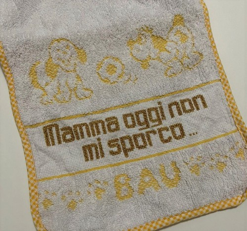Bavetta bavaglino con - ricamo, a