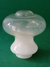 PARALUME VETRO RICAMBIO LAMPADA LUME ANNI '70 MAZZEGA Ø 7,5 CM.  CQ4/CQ5