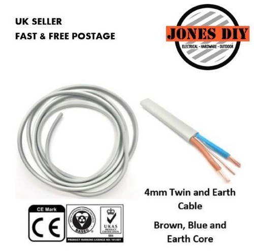 4mm doppio terra cavo presa - e,