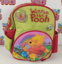 ZAINO ZAINETTO ASILO WINNIE THE POOH WALT DISNEY NEW 25 CM APE FARFALLA