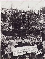 1918c Tombe Cimitero