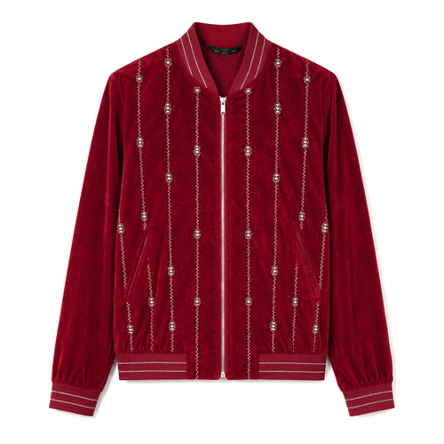 Giacca bomber uomo zara rosso - uomo,