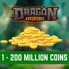 DRAGON ADVENTURE | Roblox |DA COINS | da 1 a 200 MILIONI DI MONETE - Consegna veloce
