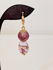 Orecchini Con Perle Vetro