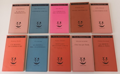 Lotto libri adelphi - lotto,