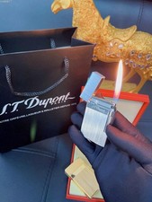 S.T. Dupont Silver Brushed