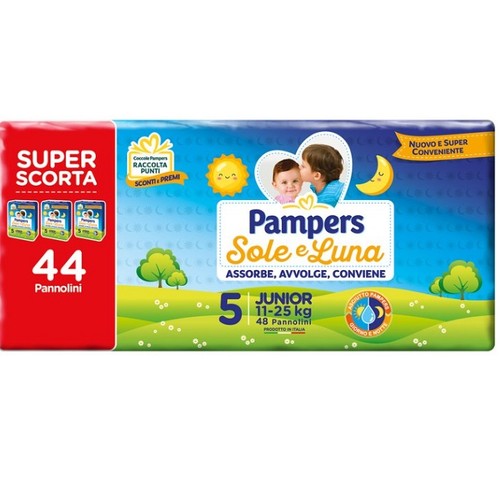 Pampers sole luna tripack - sole,