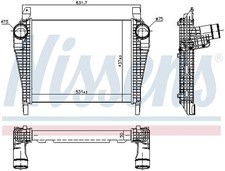 Intercooler Nissens 97064