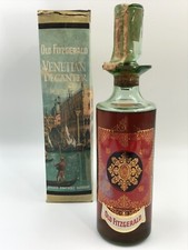 WHISKY OLD FITZGERALD VENETIAN DECANTER 6 YEAR OLD 86 PROOF BOURBON WHISKEY 1964