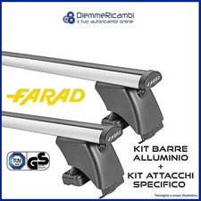 KIT PORTATUTTO + BARRE DA TETTO ALU FIAT BRAVO 07->