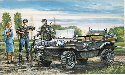 Schwimmwagen plastic - 1:35,