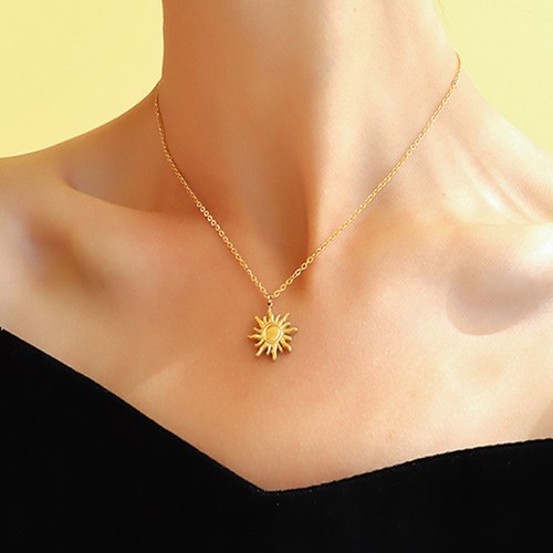 Collana pendente sole - , in