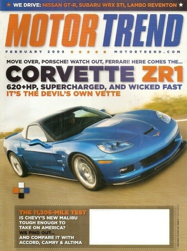 Motor trend 2008 - -, zr1