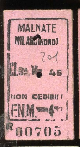 Biglietto treno ferrovia - treno,