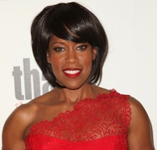 Regina King Brunette With