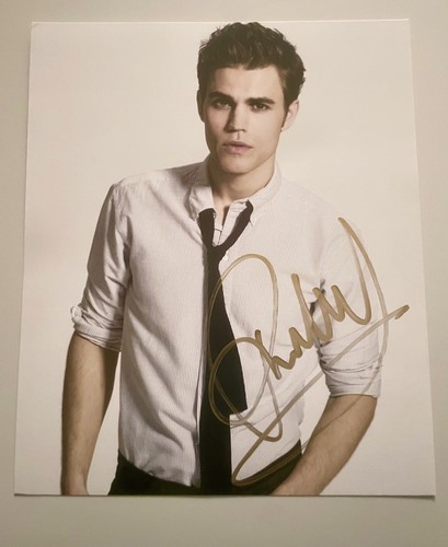 Autografo paul wesley - paul, 100%