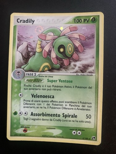 Cradily holo carta pokémon - holo,