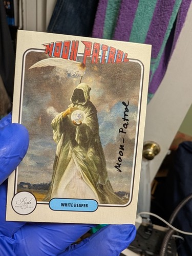 Moon patrol white reaper - moon,