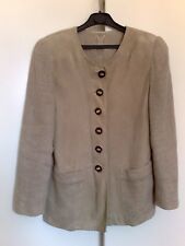 GIACCA TIROLESE IN PURO LINO DI "ROSA DE PAULI" COLOR CORDA