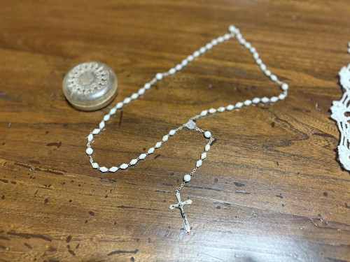 Collana rosario antico vintage - collana,