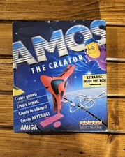 AMOS The Creator (1990) per Commodore Amiga – Completo Box, Manuale, 3 Dischetti