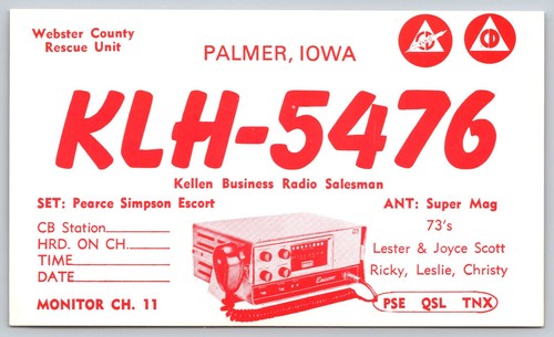 Scheda qsl radio - scheda,