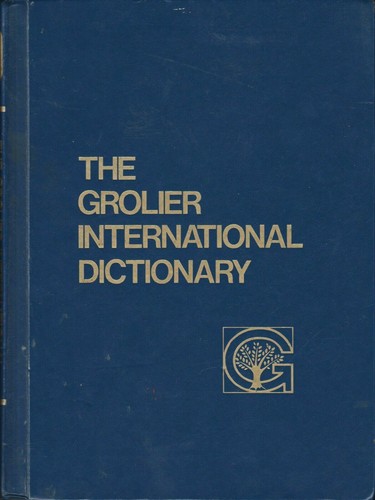 Vtg the grolier - the,