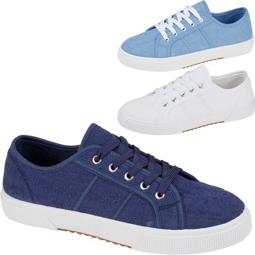 Sneakers donna floreali tela