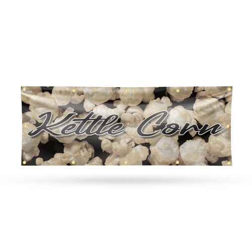 Kettle corn vinyl - corn, banner